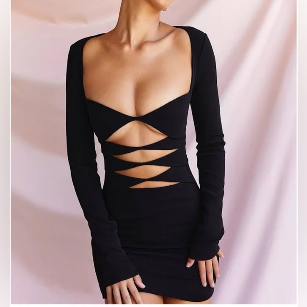House of CB cutout mini dress